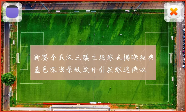 新赛季武汉三镇主场球衣揭晓经典蓝色深浅条纹设计引发球迷热议